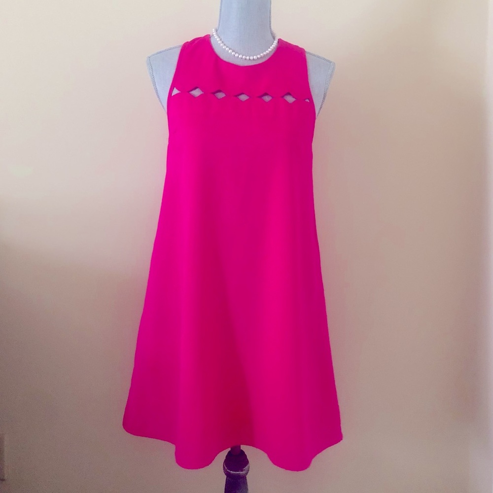 Loveriche Fuchsia Sleeveless Dress.  Size Small.